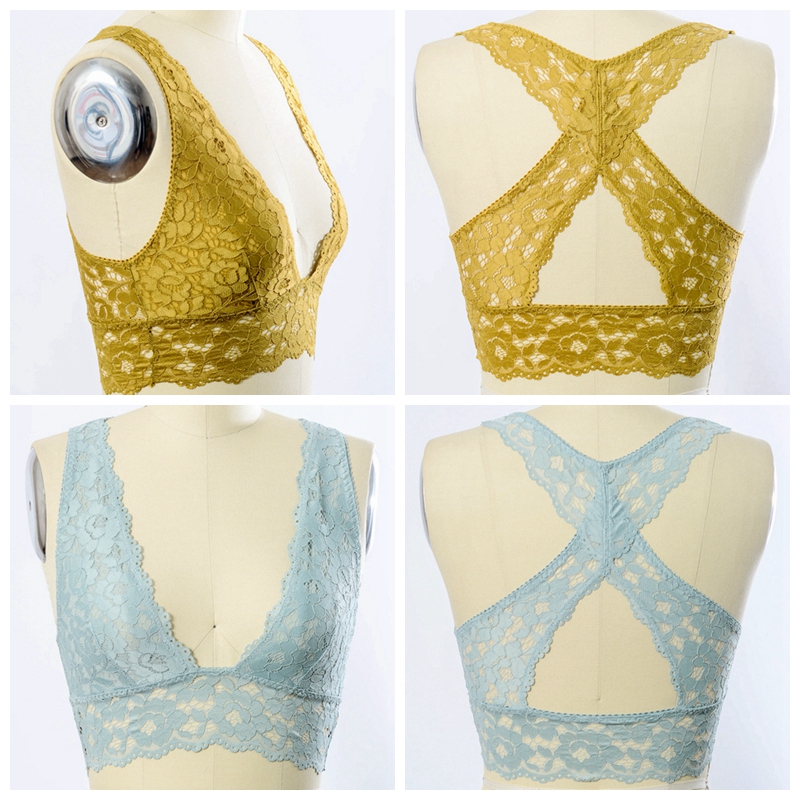 GA-5418 Grace Girl Plunge Racerback Ren Bralette Bán buôn