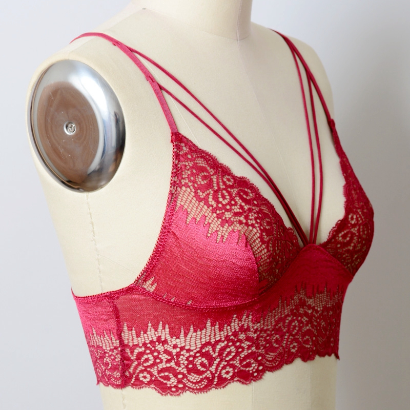 GA-5472 Cô gái Grace Cut Out Strappy Lace Bralette Bán buôn