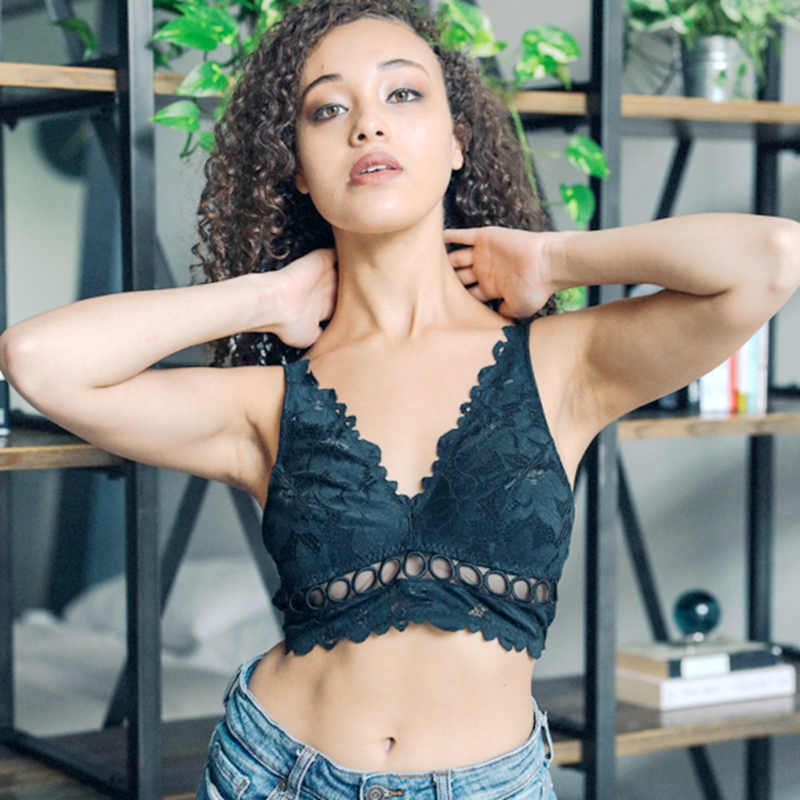 GA5503 Grace Girl Hoa Longline Bralette Bán buôn