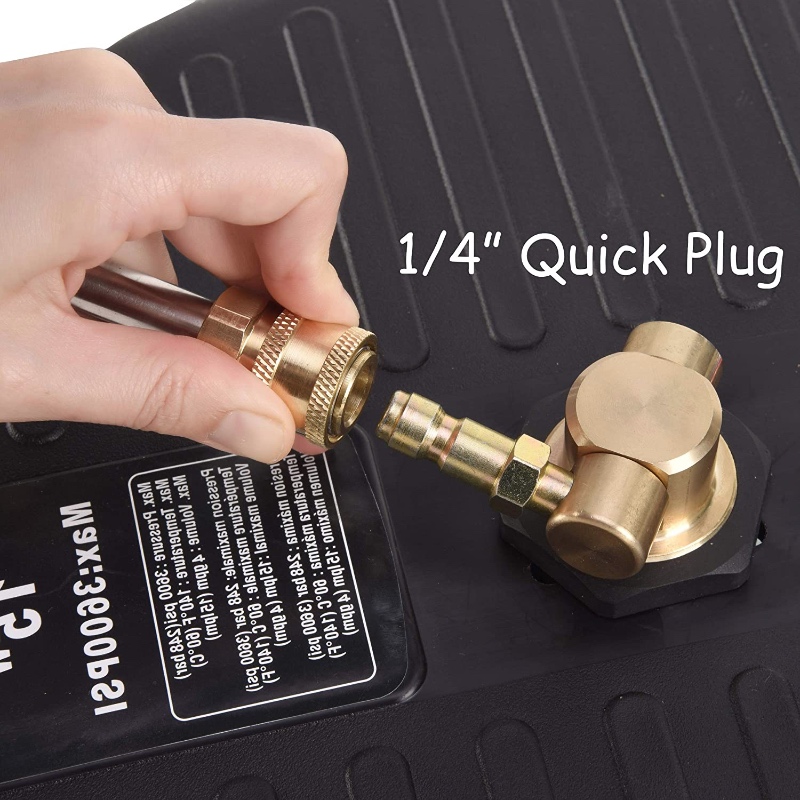 phụ kiện làm sạch bề mặt máy giặt điện với 1\/4 đầu nối nhanh