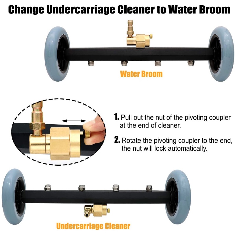 Máy xịt rửa áp lực 2 trong 1 chổi điện máy rửa xe điện