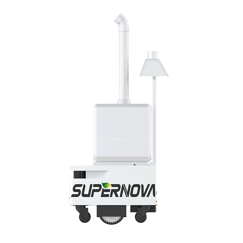 Công nghệ mới Atomizaing Spray Chống dịch Làm mới không khí Khử trùng Robot tiệt trùng phun thông minh nhân tạo