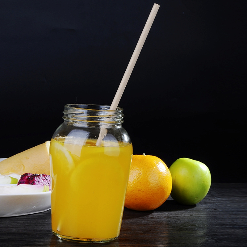 Rơm giấy nâu trơn