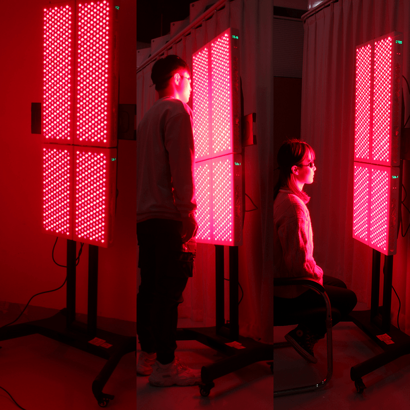 RD1500 + RD1000 thiết bị bảng điều trị ánh sáng đỏ toàn thân sử dụng trong thẩm mỹ viện-liệu pháp ánh sáng hồng ngoại 660nm FDA