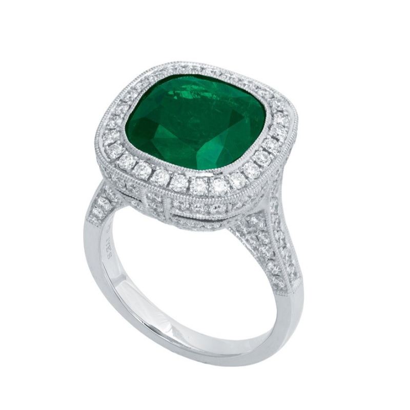 Phụ nữ Châu Âu và Mỹ phong cách đơn giản bầu không khí tổ yến bộ móng vuốt zircon 925 vòng bạc Nhà máy chế biến đồ trang sức Ruifanbao Trung Quốc