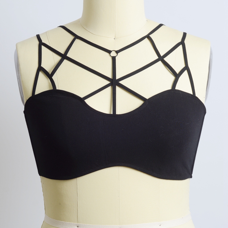GA-5526PLUS COCHET Daisy Longline Bralette