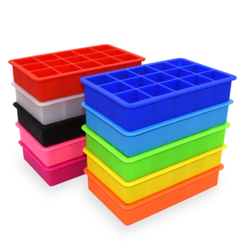 Silica gel làm đá lưới silica gel 15 lưới băng lưới silica gel hộp đá 15 lưới silica gel đá lưới làm đá hộp phụ kiện làm thực phẩm