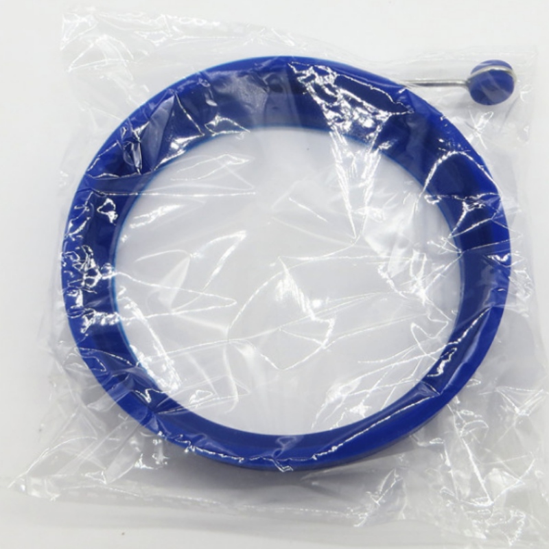 Silicone tròn trứng ốp la tay cầm silicone trứng tráng silicone Tự làm khuôn túi đựng trứng vòng đựng trứng silicone