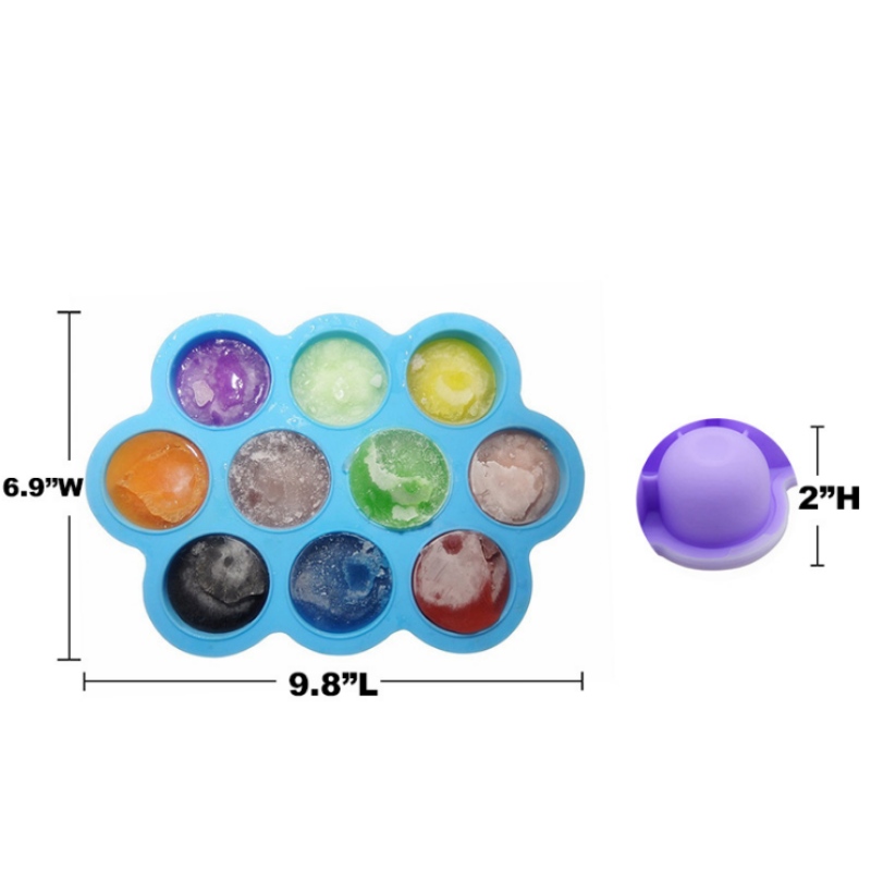 Hồ kim sữa 10 lỗ ăn bổ sung hộp đá đóng hộp sữa khuôn khuôn khuôn khuôn khuôn khuôn sữa hộp thức ăn bổ sung cho trẻ em