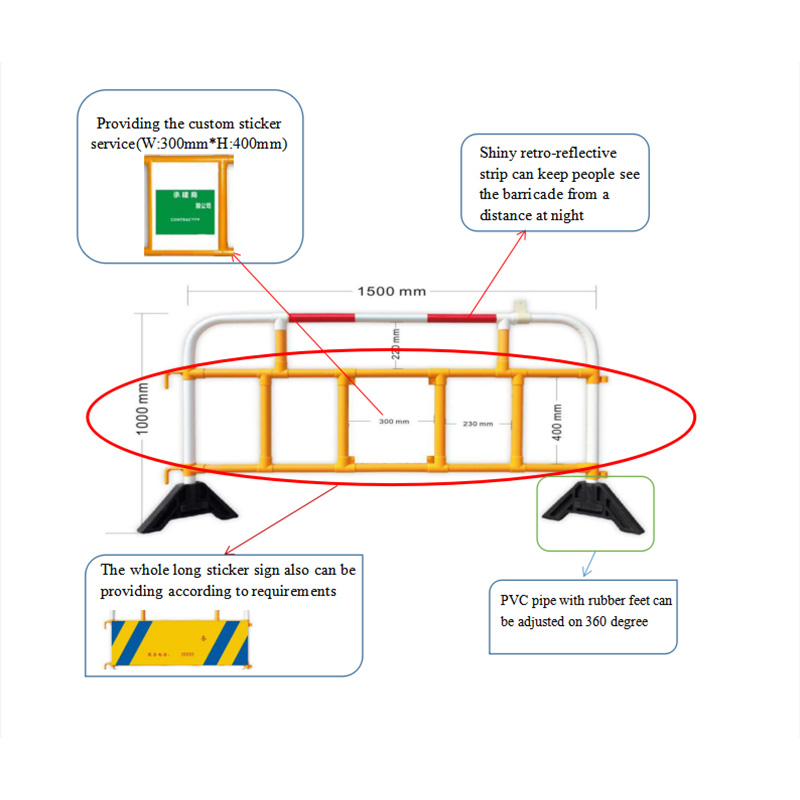 xây dựng rào cản giao thông rào cản kiểm soát đám đông Hàng rào kiểm soát đám đông 2m để đảm bảo an toàn cho người đi bộ