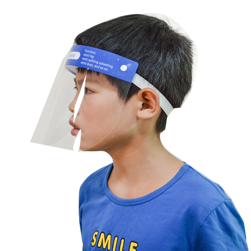 Anti Fog Clear Kids Plastic Protector Mặt nạ Bảo vệ Mặt An toàn Mặt bảo vệ