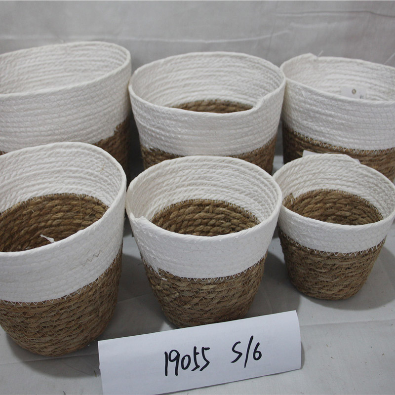 Thiết kế mới Giỏ lưu trữ bánh mì hình bầu dục bằng mây PE bền đẹp