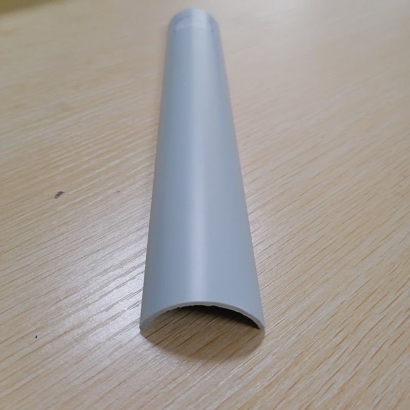 PVC C kênh bán vòng tròn PVC dải ống PVC ép đùn hồ sơ để bảo vệ cạnh