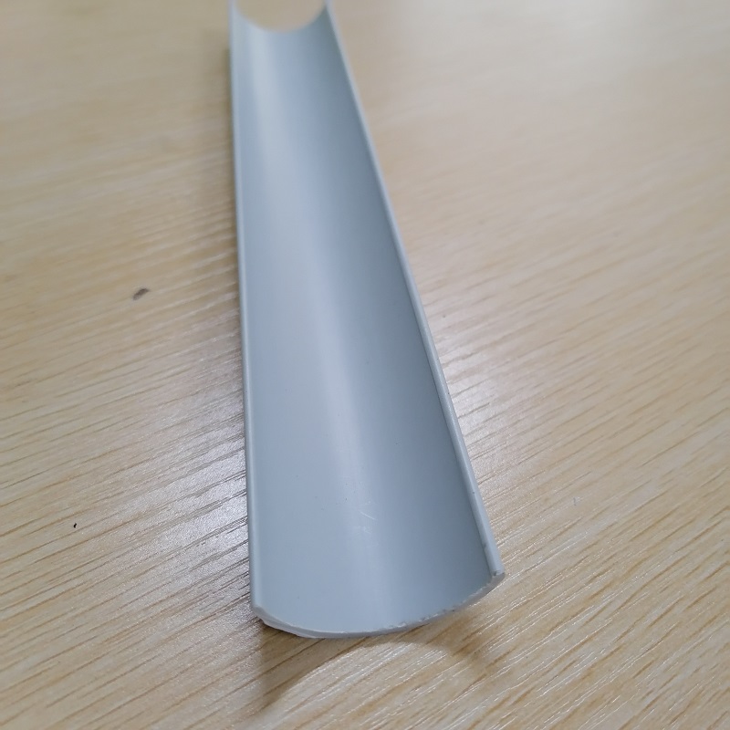 PVC C kênh bán vòng tròn PVC dải ống PVC ép đùn hồ sơ để bảo vệ cạnh