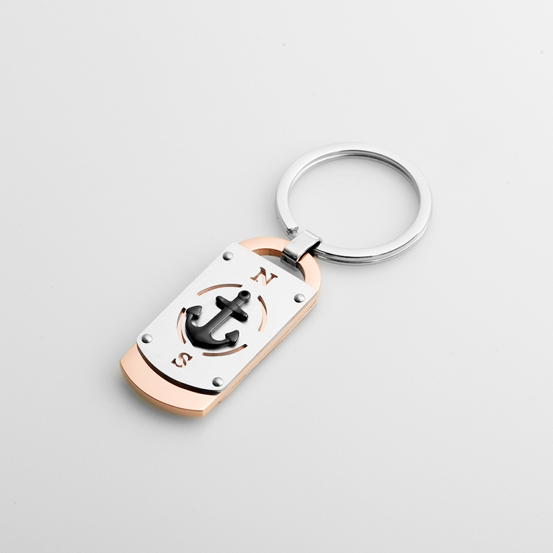 Bán buôn phụ kiện thời trang Hai tông màu Mặt dây chuyền Bộ sưu tập chuỗi chìa khóa của Sea