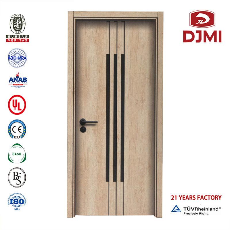 Rẻ tiền làm ở China Mdf Door with Glass Doors Tự do máy bay hoàn hảo Hạng cao Hạng Vũ Phòng Nội trong cửa gỗ Thời trang phục vụ thiết lập mới