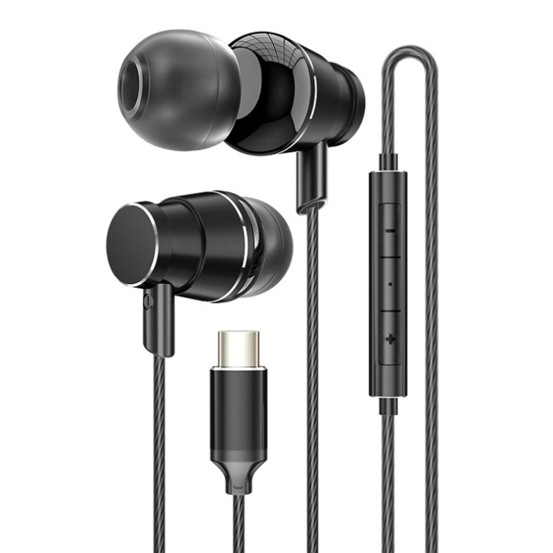 Tai nghe HIFI In-ear Âm thanh siêu stereo Tai nghe loại C Tai nghe có dây cho Huawei Xiao Samsung