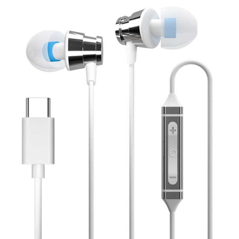 Tai nghe HIFI In-ear Âm thanh siêu stereo Tai nghe loại C Tai nghe có dây cho Huawei Xiao Samsung