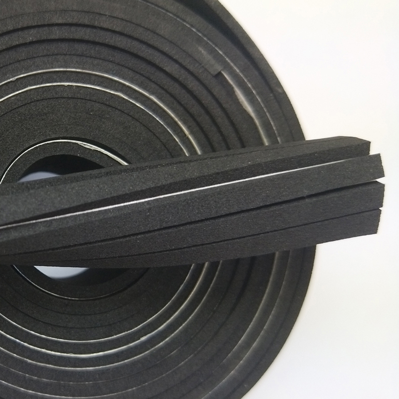 Nhà máy cung cấp bọt EPDM màu đen, bọt kết dính chống cháy, bọt chống va đập và niêm phong có thể cắt bế