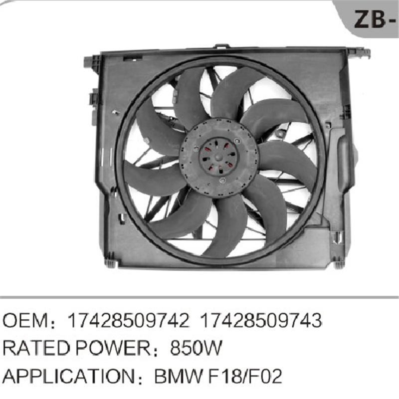 Quạt tản nhiệt động cơ OEM 17428509742 cho BMW F02 F18
