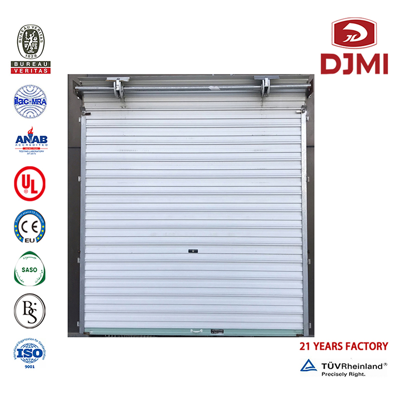 Cửa số rẻ tiền mới Cửa hàng duy nhất 16X8 Cửa xe Garage nóng bán thiết giáp Roll lên cửa màu trắng Cửa xe tạo ga chỉnh lại Cửa thép đặc biệt