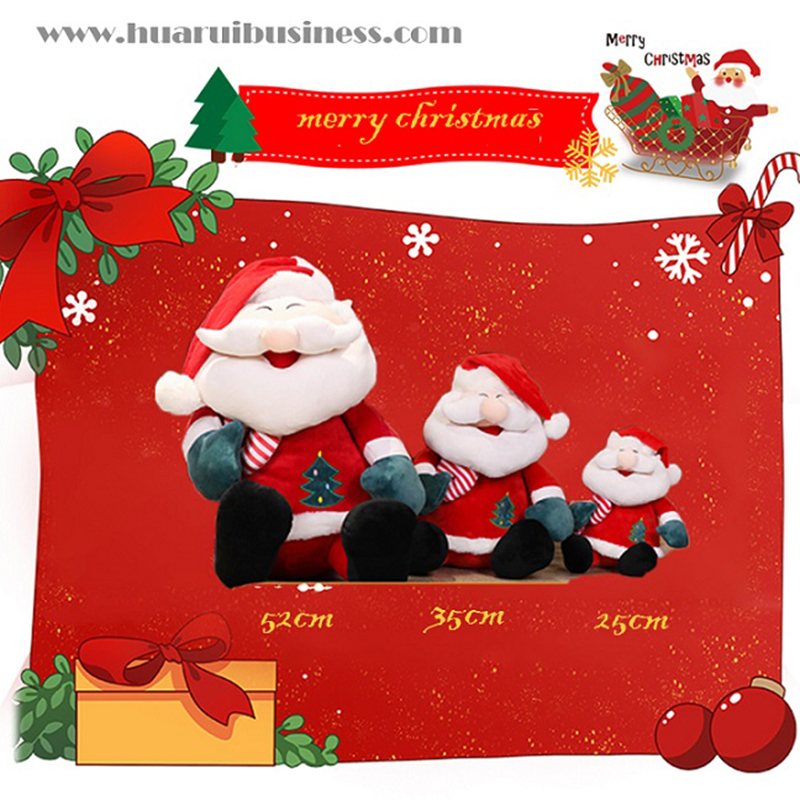 Cha Giáng sinh/Santa Claus đồ chơi bằng xương bằng bông. búp bê nhồi bông.