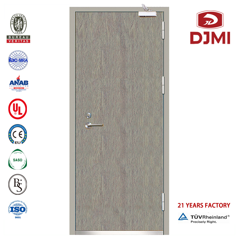 Nhà máy Trung Quốc trong động cơ thương mại Tiếp cận A Cửa chống cháy bằng thép chịu nhiệt Chất lượng cao 2 tấm Bs A Chống cháy với keo an toàn bên trong Cửa thép chống cháy được xếp hạng giá rẻ Cửa...