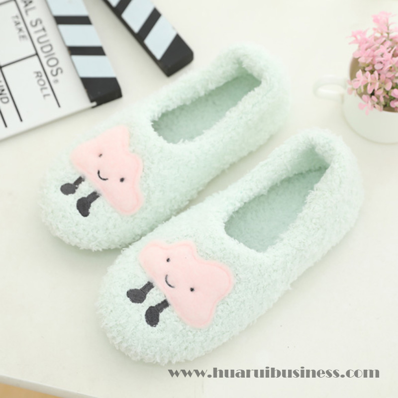 Giấy sơ mi, giày trong nhà, pantofle, pontoufle, với thêu xài xài được