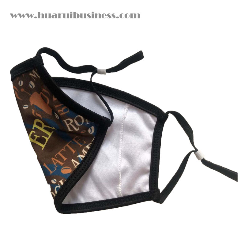 Mặt nạ, mặt nạ, hai lớp, vòng tai điều chỉnh với dây thắt lưng 0.5mm