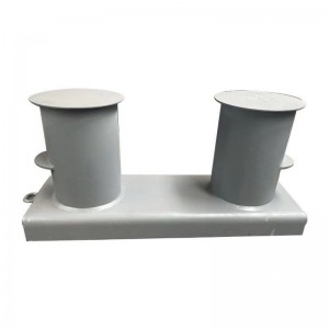 Lò đóng đinh thủy tinh bóng loáng đồng buộc đồng, đơn và hai chữ thập bitte bollards