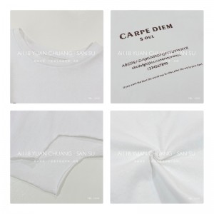 Thiết kế phù hợp Minimalst Round Coller style áo tay áo cổ áo áo kiểu úp màu đặc và vải lanh cường hóa trang 12630 Áo khoác len