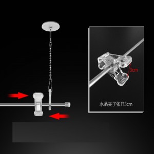 TMJ PP-37 Pop Poster Banner ký hiệu Hanger Hook thoát ra đã bị cắt bỏ dải băng cờ ở vùng cao su