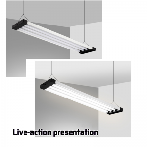 Văn phòng Trung tâm mua sắm Văn phòng Đèn chùm Đèn chùm Đèn chùm Đèn chùm Đèn trần góc hình dải đơn giản Công suất cao