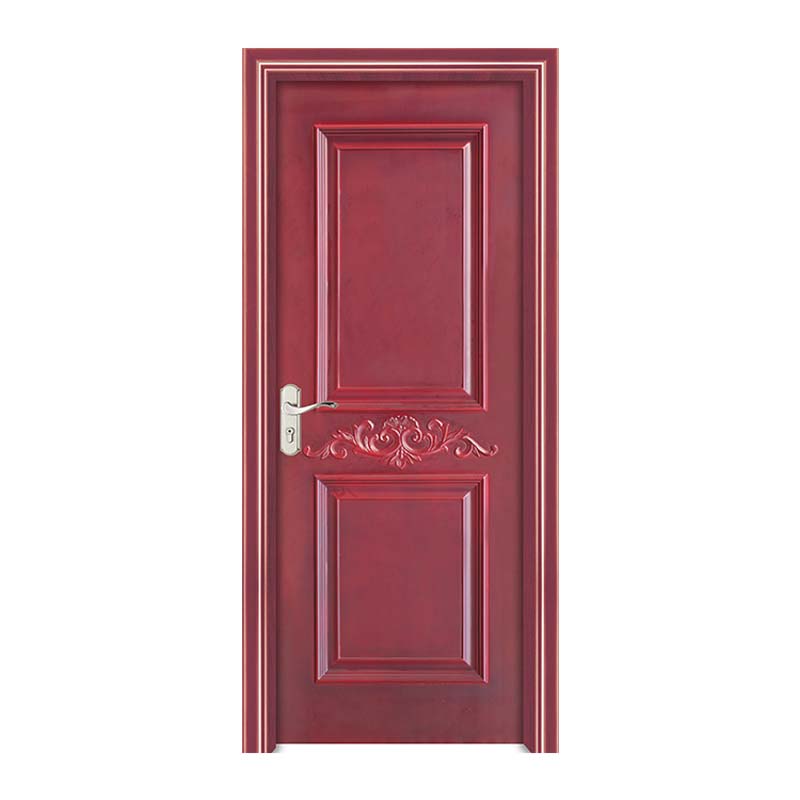 Da cửa wpc Trung Quốc Sơn cửa xoay bằng gỗ bên trong cửa cách âm chống ẩm mốc Cửa có khóa