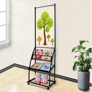 TMJ -549 Bán buôn Sàn di động Sơn tĩnh điện Tạp chí kim loại Giá trưng bày