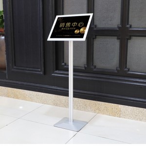 TMJ PP-55 Standard and Tự chọn Poster Stand Stand Hiển thị hỗn độn Người giữ thẻ