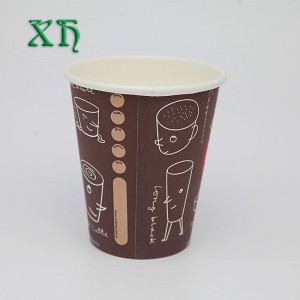 10oz cốc giấy cà phê nâu cách làm cốc giấy đi du lịch