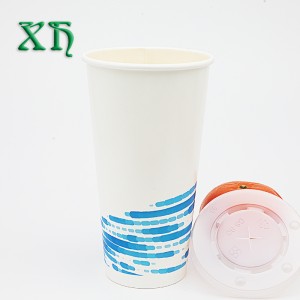 22oz đôi PE chống nước có thể tái chế cốc nước lạnh bán buôn