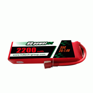 Pin lipo HD POWER 2200mAh 35C 2S 7.4V
