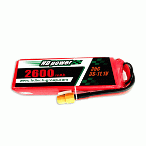 Pin lipo HDPOWER 2600mAh 35C 3S 11.1V