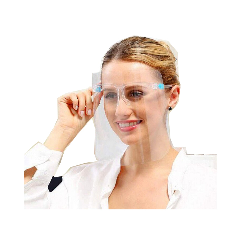 Chống sương mù Bảo vệ khuôn mặt có thể tái sử dụng Kính bảo vệ Mặt kính Bảo vệ Mặt Tấm chắn bằng nhựa có kính