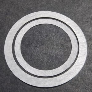 Giấy cách nhiệt chống cháy và chống rách Giấy aramid DMD trắng Giấy cách nhiệt tròn nhiệt độ cao Xử lý tùy chỉnh 0,15mm