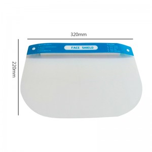 2021 EN 166 Bảo vệ da mặt Tấm che mặt chống trầy xước Tấm che bảo vệ toàn mặt miễn phí