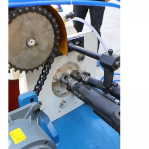 Máy cán ba trục tự động HB-16 cam