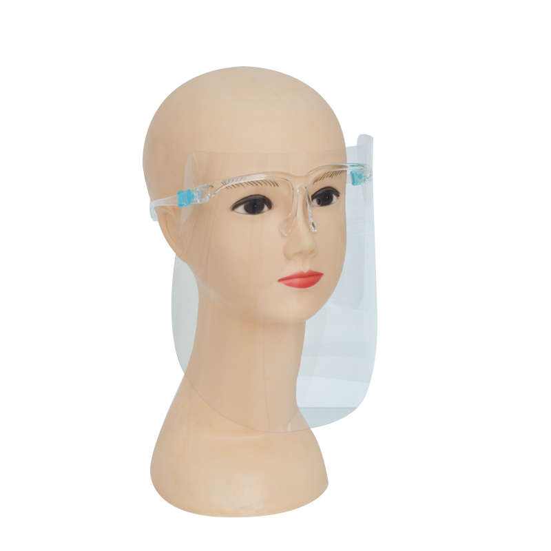 Nhà máy sản xuất 2021 Bảo vệ toàn bộ khuôn mặt Tấm chắn che mặt Tấm che mặt trong suốt Tấm che mặt cho kính