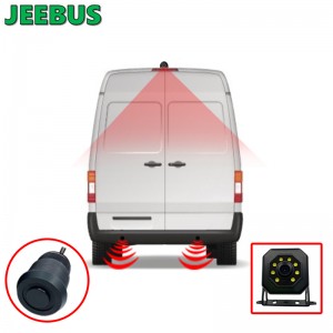 Bán buôn Hệ thống giám sát cảm biến đỗ xe trực quan bằng sóng siêu âm với Camera lùi Xe Van Camper 8 Cảm biến Radar phát hiện màn hình kỹ thuật số