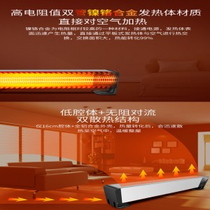 Máy sưởi đế bằng quạt điện mỏng chất lượng cao được sử dụng rộng rãi