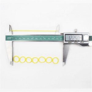 Nhà máy sản xuất trực tiếp một lần màu sắc kích thước nhỏ dây cao su bó dây cáp dữ liệu vòng đai dây đai có độ đàn hồi cao và vòng cao su chống lão hóa