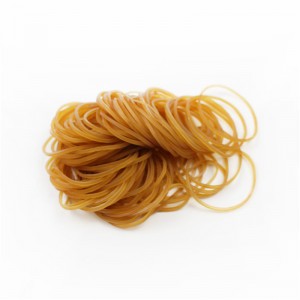 Nhà máy sản xuất dây cao su trong suốt màu vàng có độ đàn hồi cao chống lão hóa bán buôn vòng cao su có thể tùy chỉnh