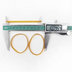 Các nhà sản xuất tùy chỉnh mở rộng dây cao su màu vàng trong suốt độ bền đàn hồi cao ngành công nghiệp dây cao su nông nghiệp